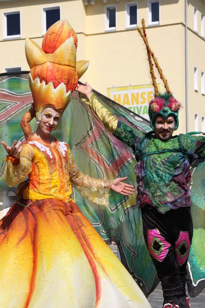 Walking Acts beim HanseFestival